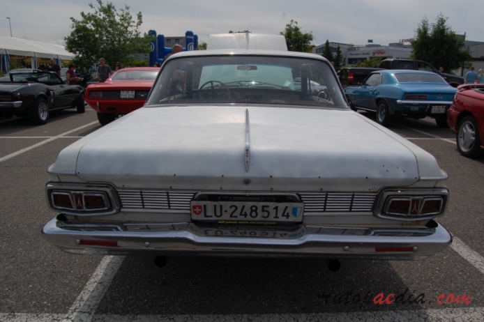 Plymouth Fury 3rd generation 1962-1964 (1964 hardtop Coupé 2d), rear view