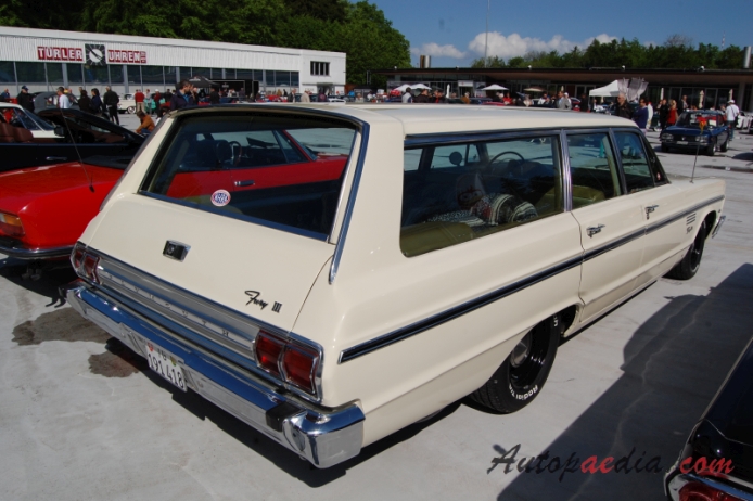 Plymouth Fury 4th generation 1965-1968 (1965 Fury III Station Wagon 5d), right rear view