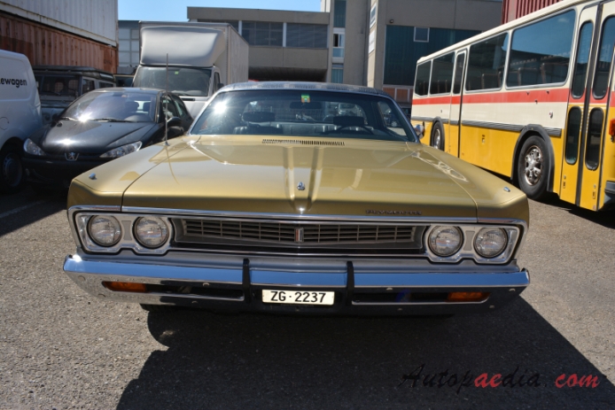 Plymouth Fury 5th generation 1969-1973 (1969 Sport Fury hardtop 2d), front view