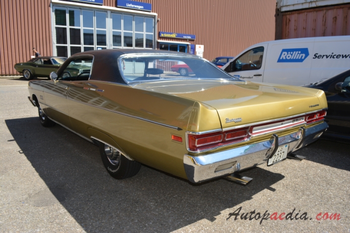 Plymouth Fury 5th generation 1969-1973 (1969 Sport Fury hardtop 2d),  left rear view