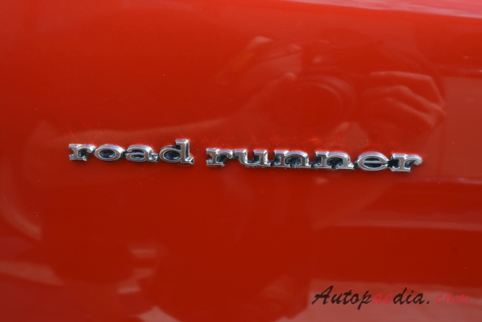 Plymouth Road Runner 1. generacja 1968-1970 (1970 hardtop 2d), emblemat bok 
