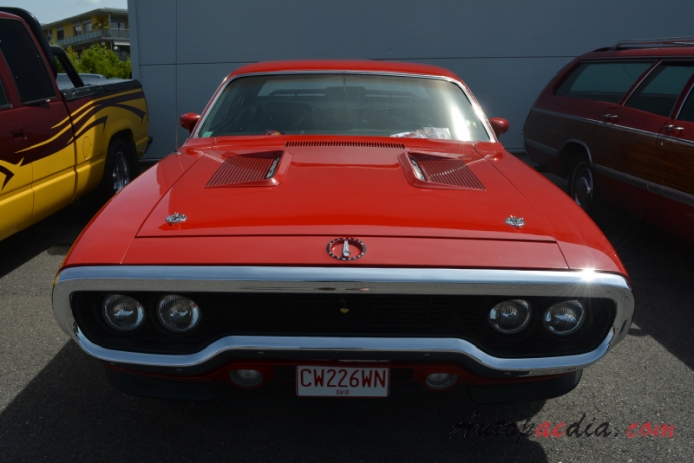 Plymouth Road Runner 2nd generation 1971-1975 (1971 383cu in Coupé 2d), front view