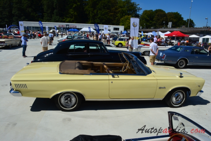 Plymouth Satellite 1st generation 1965-1967 (1965 convertible 2d), right side view