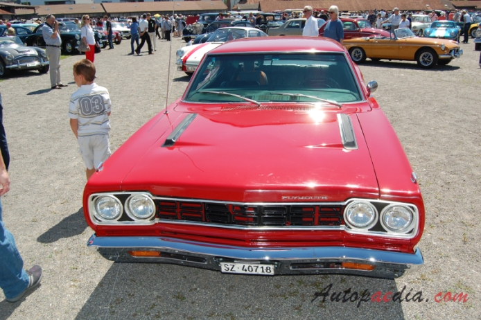 Plymouth Satellite 2nd generation 1968-1970 (1968 hardtop 2d), front view