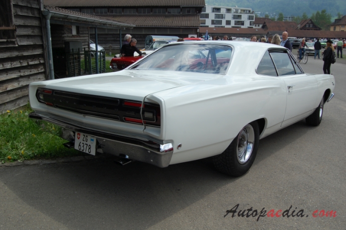 Plymouth Satellite 2nd generation 1968-1970 (1968 hardtop 2d), right rear view