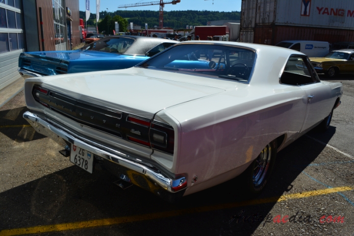 Plymouth Satellite 2nd generation 1968-1970 (1968 hardtop 2d), right rear view