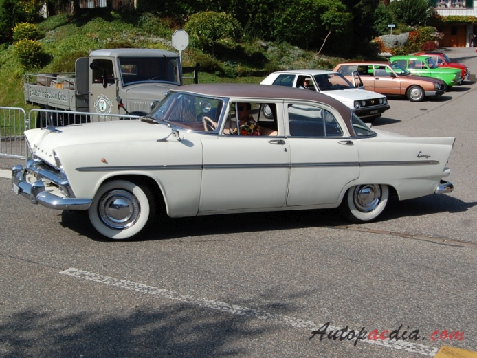 Plymouth Savoy 2nd generation 1955-1956 (1956 sedan 4d), left side view