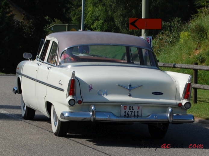 Plymouth Savoy 2nd generation 1955-1956 (1956 sedan 4d), rear view