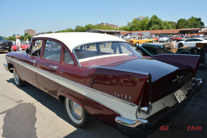 Plymouth Savoy 3. generacja 1957-1959 (1957 sedan 4d), lewy tył