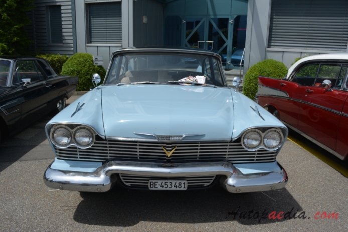 Plymouth Savoy 3rd generation 1957-1959 (1958 Coupé 2d), front view