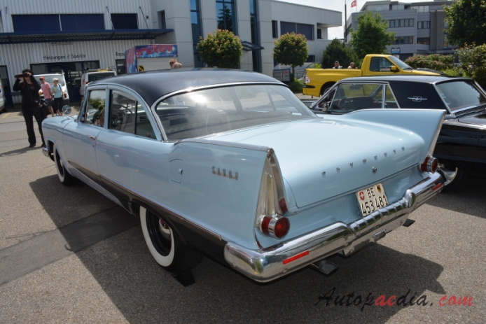 Plymouth Savoy 3rd generation 1957-1959 (1958 Coupé 2d),  left rear view