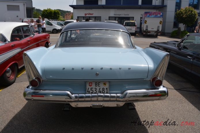 Plymouth Savoy 3rd generation 1957-1959 (1958 Coupé 2d), rear view