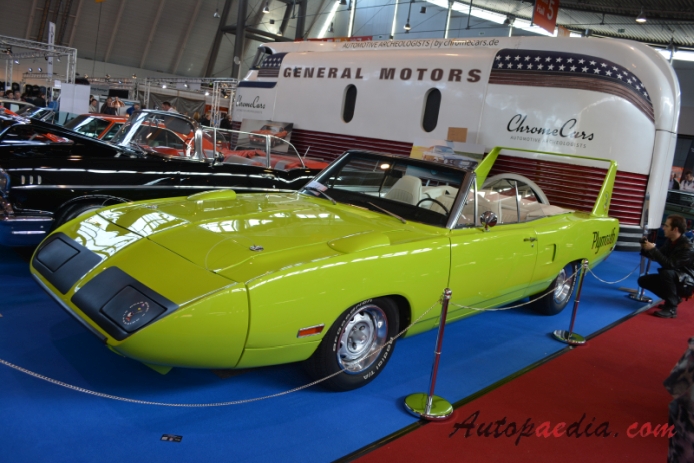 Plymouth Superbird-1970 (convertible 2d), left front view