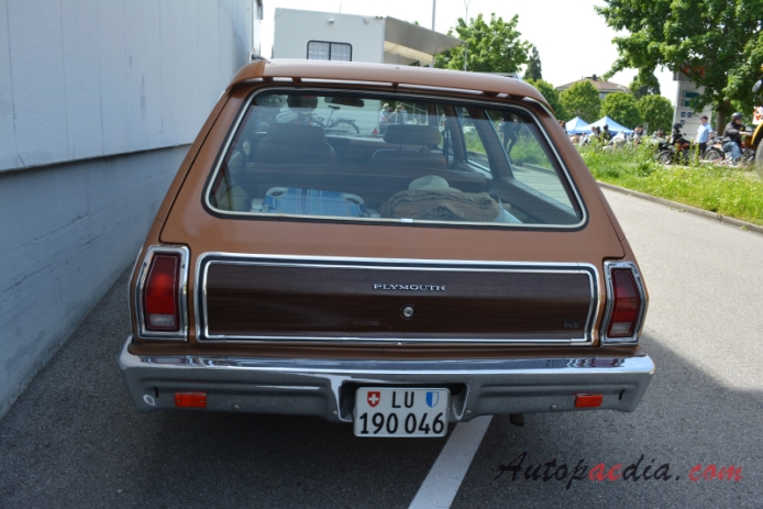 Plymouth Volare 1976-1980 (1978-1979 Premier Station Wagon 5d), rear view