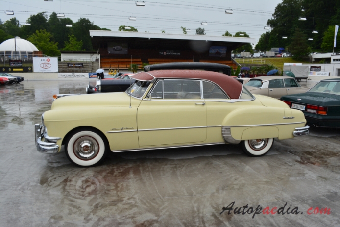 Pontiac Chieftain 1st generation 1949-1951 (1950 Catalina hadtop 2d), left side view