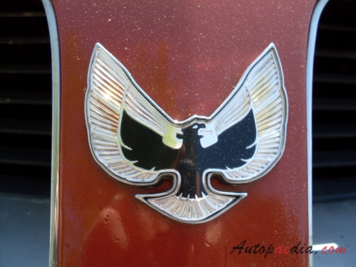 Pontiac Firebird 2nd generation 1970-1981 (1975-1976 Formula 400 Coupé 2d), front emblem  