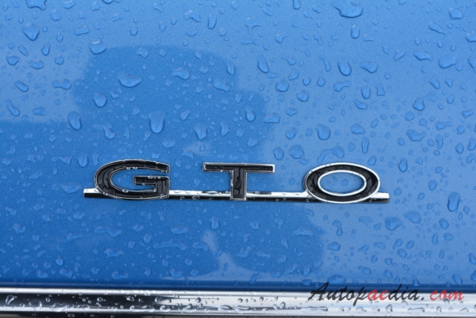 Pontiac GTO 1. generacja 1964-1967 (1966 Pontiac GTO 6.5L convertible 2d), emblemat tył 