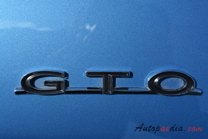 Pontiac GTO 1. generacja 1964-1967 (1966 Coupé 2d), emblemat tył 