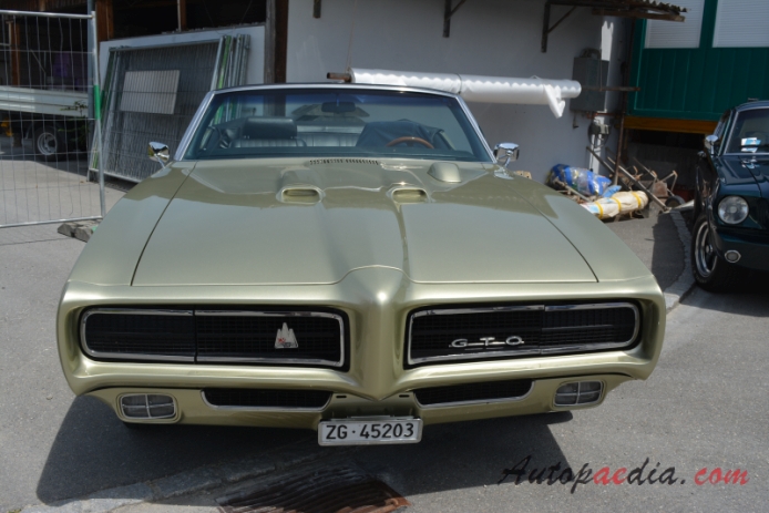 Pontiac GTO 2nd generation 1968-1973 (1969 convertible 2d), front view