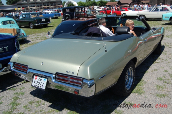 Pontiac GTO 2. generacja 1968-1973 (1969 convertible 2d), prawy tył