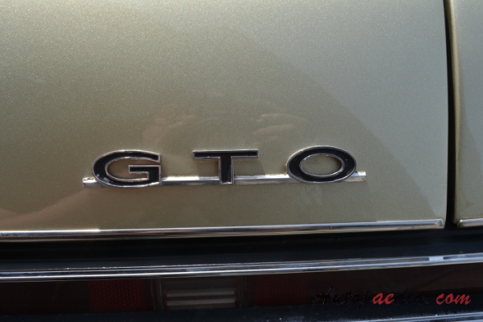 Pontiac GTO 2. generacja 1968-1973 (1969 convertible 2d), emblemat tył 