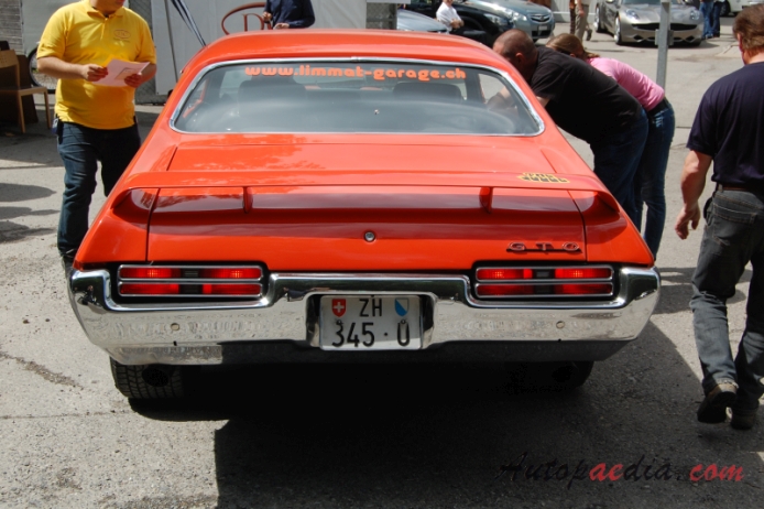 Pontiac GTO 2. generacja 1968-1973 (1969 Coupé 2d), tył