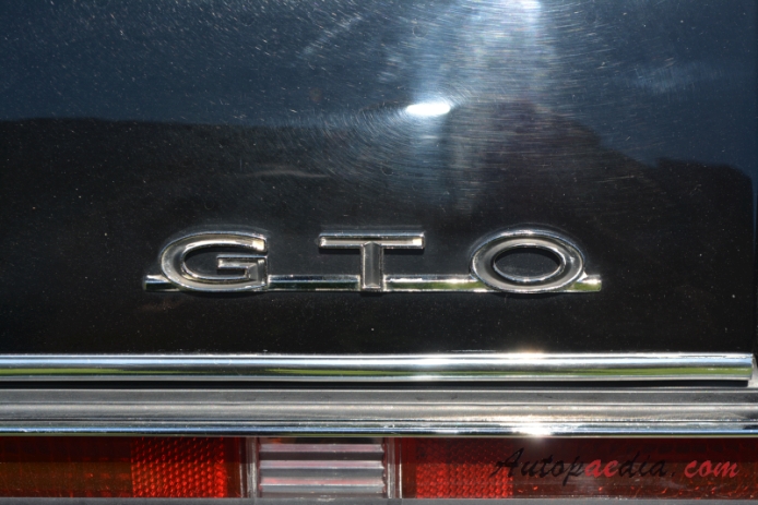Pontiac GTO 2nd generation 1968-1973 (1969 Coupé 2d), rear emblem  