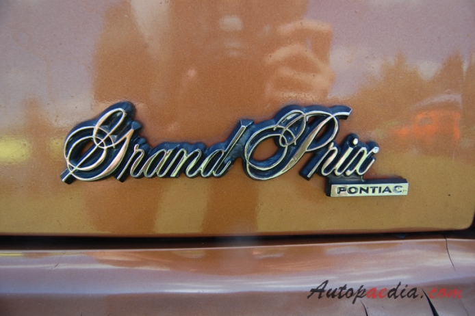 Pontiac Grand Prix 4th generation 1978-1987 (1979 Coupé 2d), rear emblem  