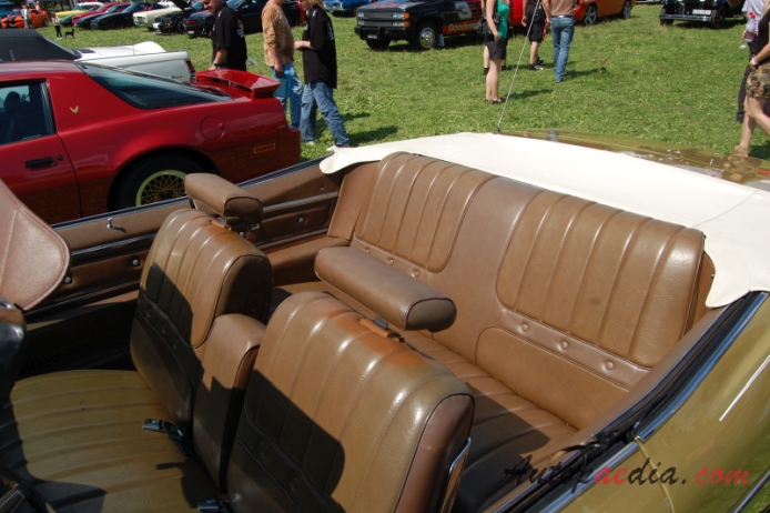 Pontiac Grand Ville 1. generacja 1971-1972 (1972 convertible 2d), wnętrze
