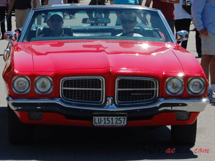 Pontiac LeMans 3rd generation 1970-1972 (1971 convertible 2d), front view