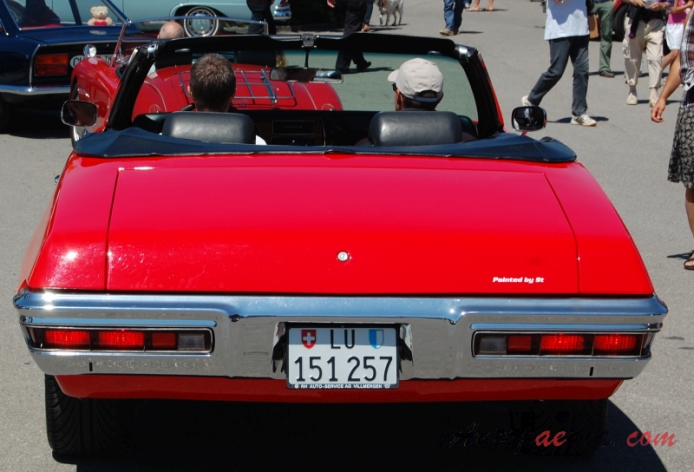 Pontiac LeMans 3rd generation 1970-1972 (1971 convertible 2d), rear view