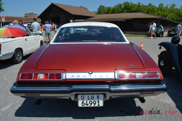 Pontiac LeMans 4th generation 1973-1977 (1974 Luxury LeMans Coupé 2d), rear view