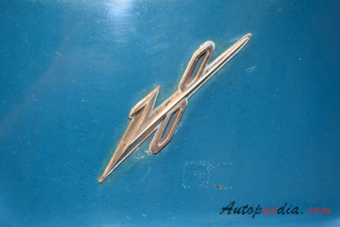 Pontiac Star Chief 2. generacja 1955-1957 (1956 hardtop 4d), emblemat bok 