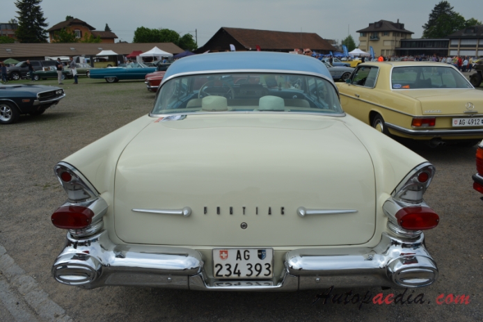 Pontiac Star Chief 2nd generation 1955-1957 (1957 hardtop 4d), rear view