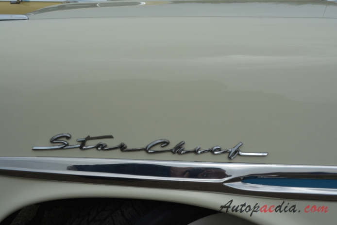 Pontiac Star Chief 2nd generation 1955-1957 (1957 hardtop 4d), side emblem 