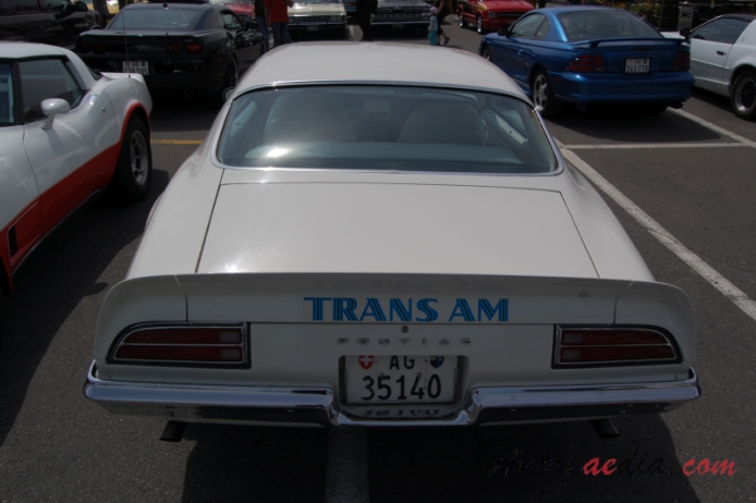 Pontiac Trans Am 2nd generation 1970-1981 (1970-1973 Trans Am Coupé 2d), rear view