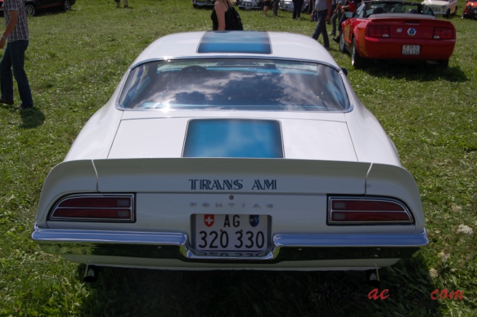 Pontiac Trans Am 2nd generation 1970-1981 (1970 Trans Am 6600ccm Coupé 2d), rear view