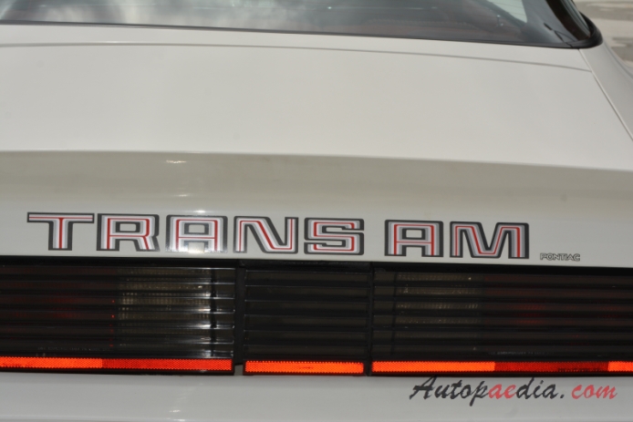 Pontiac Trans Am 2nd generation 1970-1981 (1979-1981 Trans Am Targa-top Coupé 2d), rear emblem  