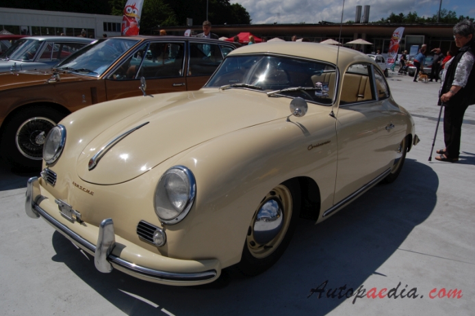 Porsche 356 1948-1965 (1953-1954 pre-A Coupé), lewy przód