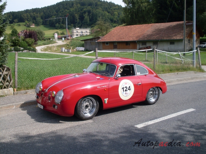 Porsche 356 1948-1965 (1953 Coupé), left front view