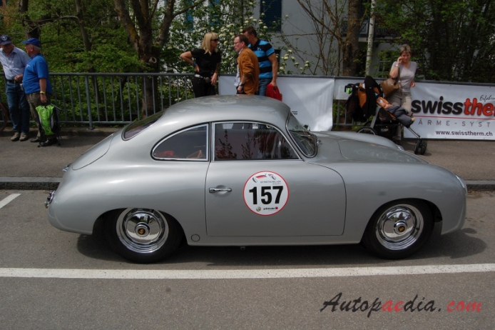 Porsche 356 1948-1965 (1954 pre-A Coupé), prawy bok