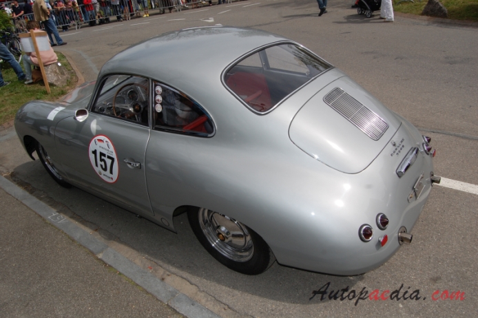 Porsche 356 1948-1965 (1954 pre-A Coupé),  left rear view