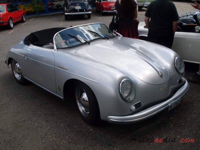 Porsche 356 1948-1965 (1955-1958 356A 1600 Super Speedster), prawy przód