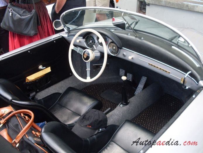 Porsche 356 1948-1965 (1955-1958 356A 1600 Super Speedster), wnętrze