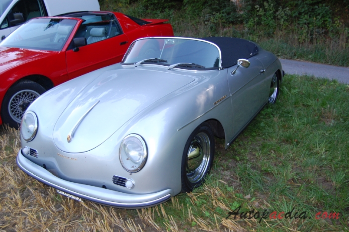Porsche 356 1948-1965 (1955-1958 356A 1600 Super Speedster), left front view