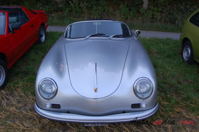 Porsche 356 1948-1965 (1955-1958 356A 1600 Super Speedster), front view