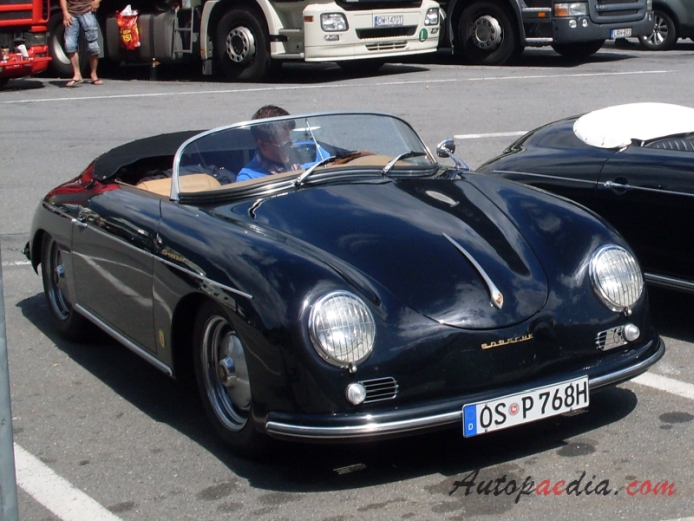 Porsche 356 1948-1965 (1955-1958 356A Speedster), prawy przód