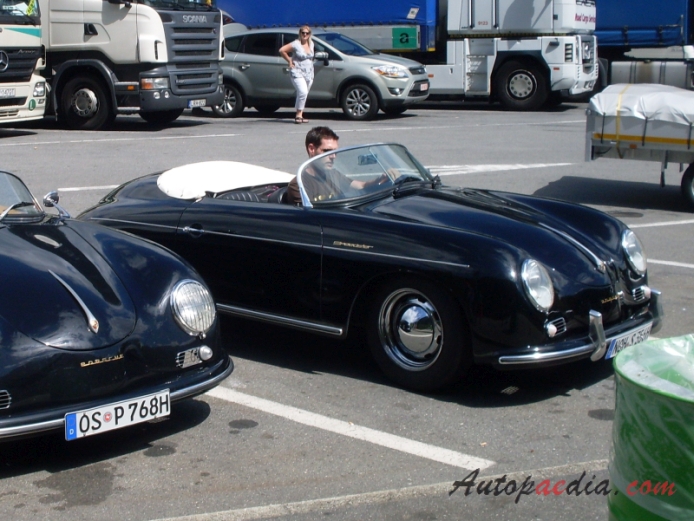 Porsche 356 1948-1965 (1955-1958 356A Speedster), prawy przód