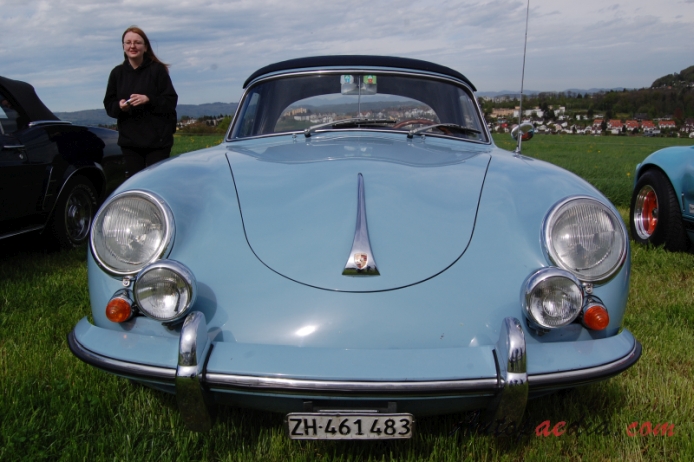 Porsche 356 1948-1965 (1957-1959 356A typ 2 Cabriolet), przód