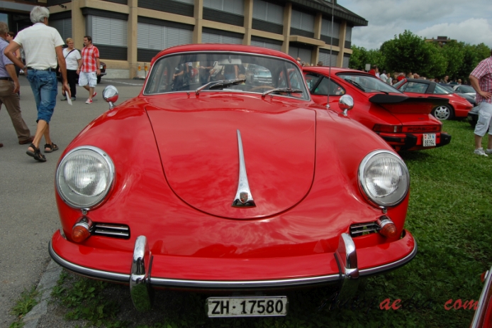 Porsche 356 1948-1965 (1960 1600 Super Karmann Coupé), przód